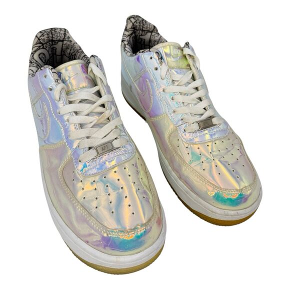 Size 12 - Nike Air Force 1 Premium iD Low Iridescent 779431-991 NO BOX DS RARE - Picture 1 of 11